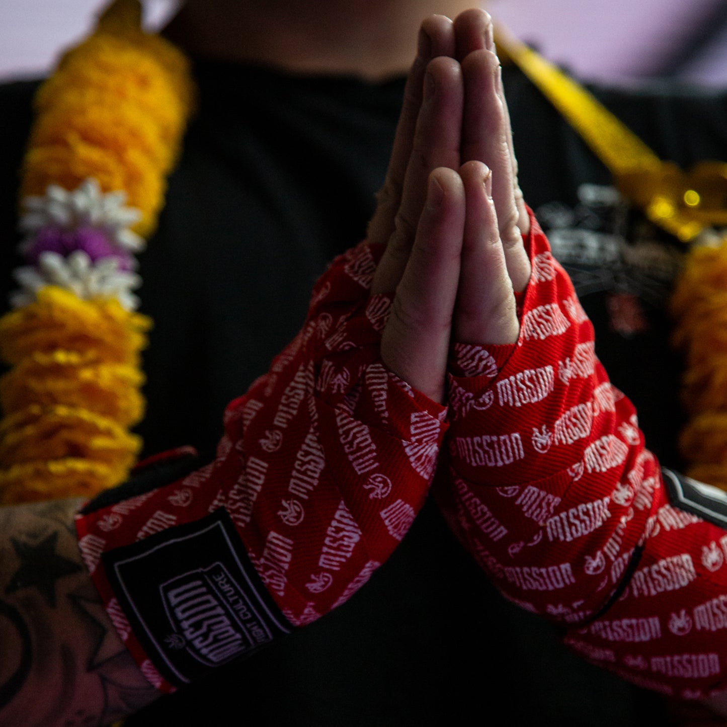 Staple Logo - Red Boxing Hand Wraps 4M