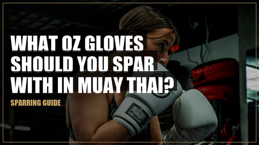 Fighter in guard wearing Mission Fight Culture boxing gloves in a gym