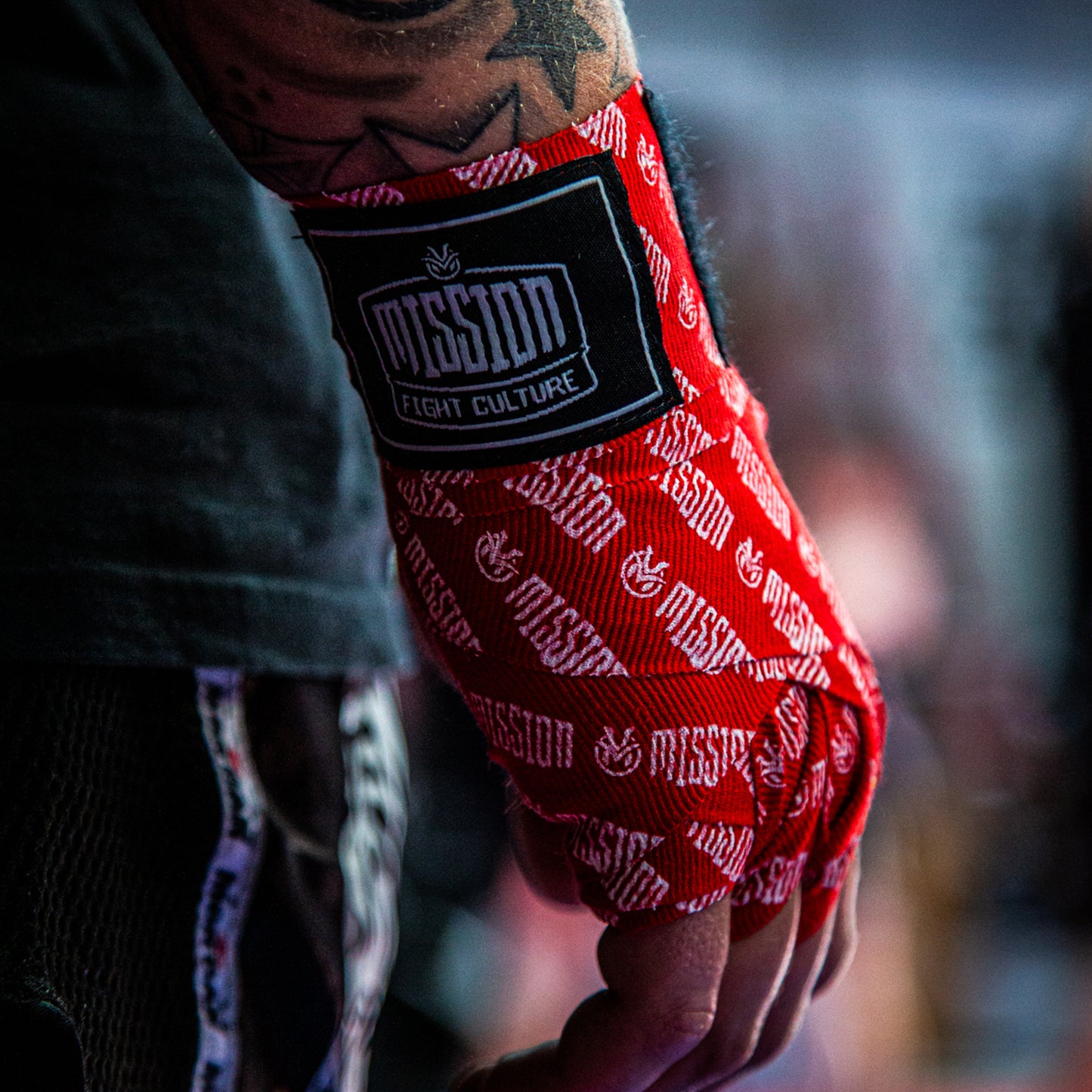 Staple Logo - Red Boxing Hand Wraps 4M