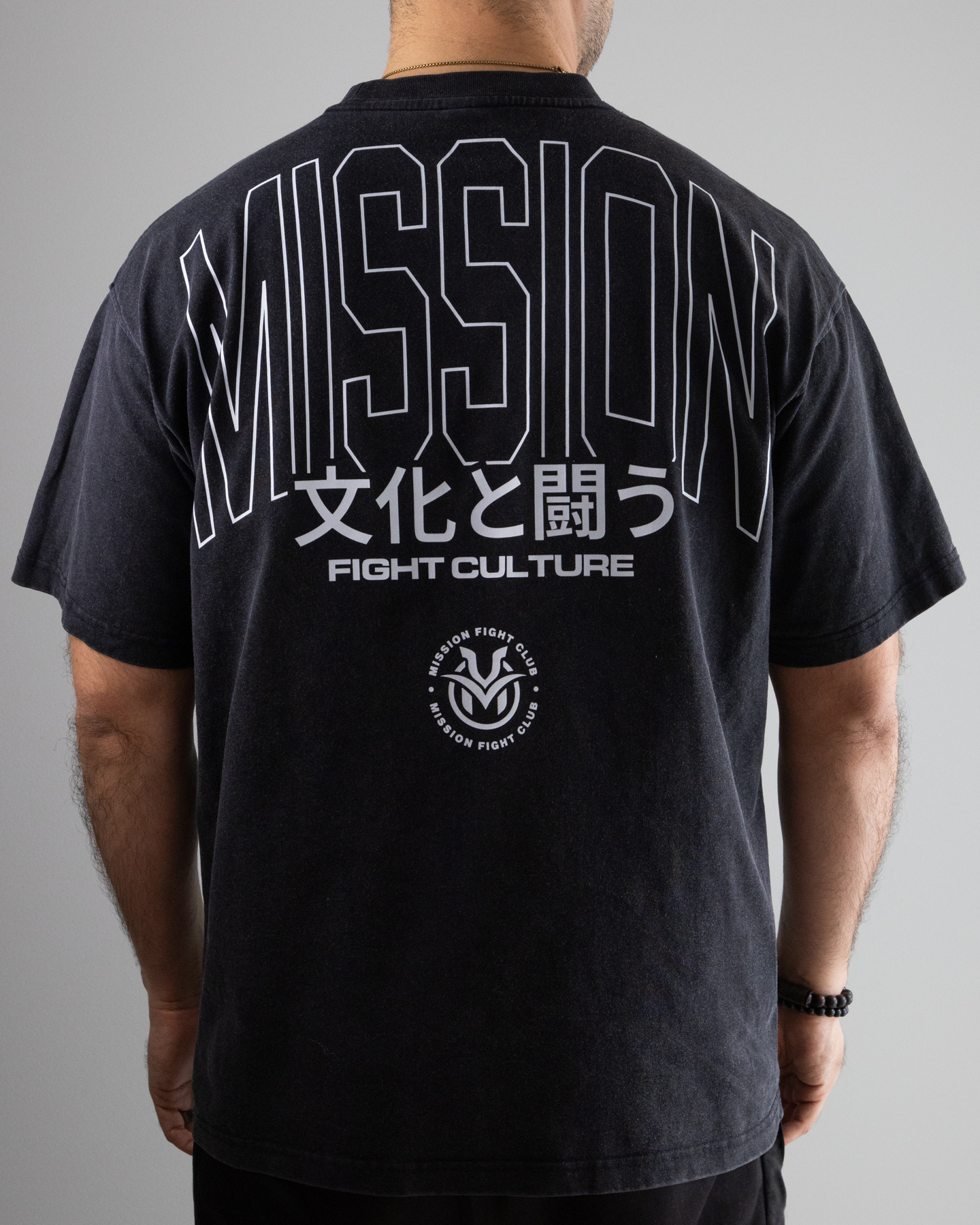 Tokyo Autumn Oversized T-Shirt - Vintage Black