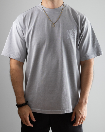 Tokyo Autumn Oversized T-Shirt - Vintage Grey